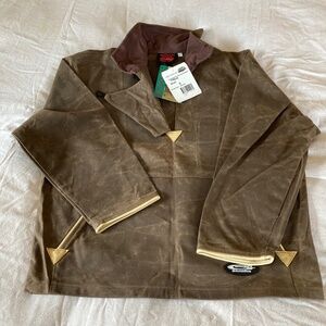 NWT Grundens waxed cotton anorak